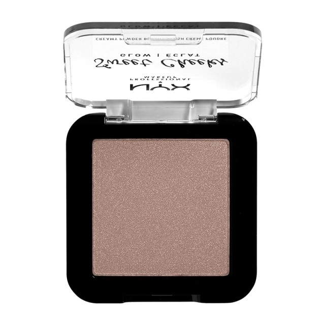 NYX PM Sweet Cheeks Glow Ιριδίζον Ρουζ 9 So Taupe gr