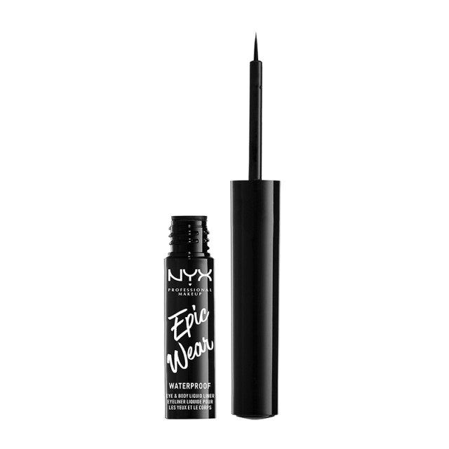 NYX PM Epic Wear Υγρό Eyeliner 1 Black 3,5ml