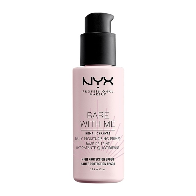 NYX PM BARE WITH ME HEMP SPF 30 DAILY MOISTURIZING PRIMER ΠΡΟΣΩΠΟΥ   75ML