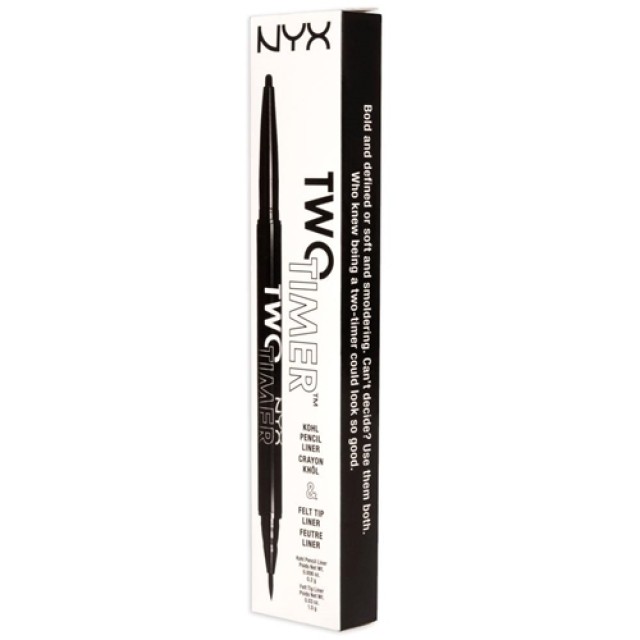 NYX PM Two Timer - Dual Ended Eyeliner 1  86ml