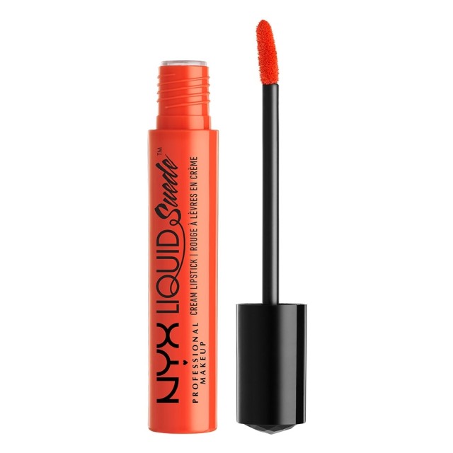 NYX PM Liquid Suede Cream Κραγιον 5 Orange - County 4ml