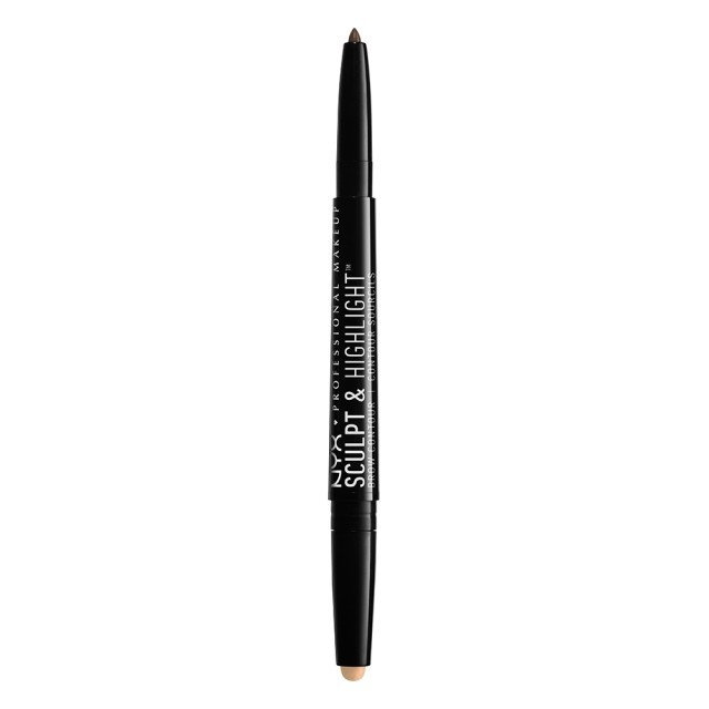 NYX PM Sculpt & Highlight Brow Contour 5 Brunette/ Cream 75gr