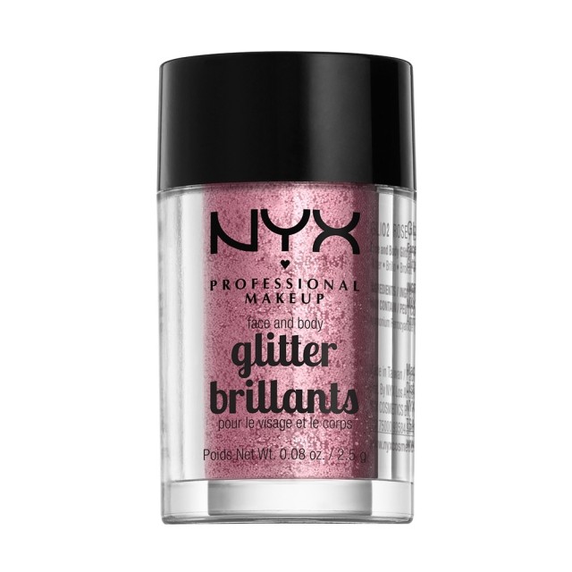 NYX PM Face & Body Glitter 2 Rose 25gr
