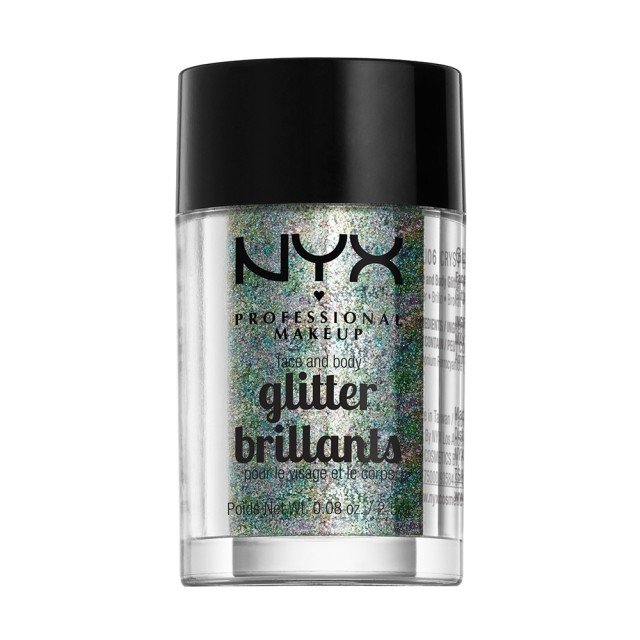 NYX PM Face & Body Glitter 6 Crystal 25gr