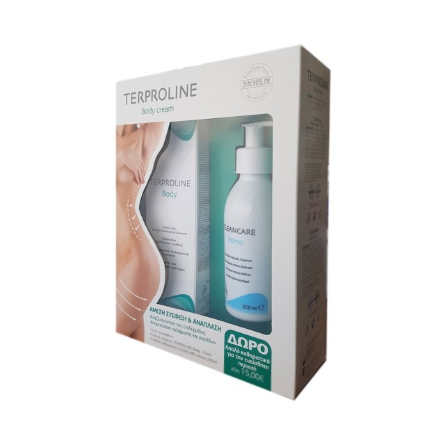 Synchroline Set Terproline Body Cream 125ml & ΔΩΡΟ Cleancare Intimo 200ml