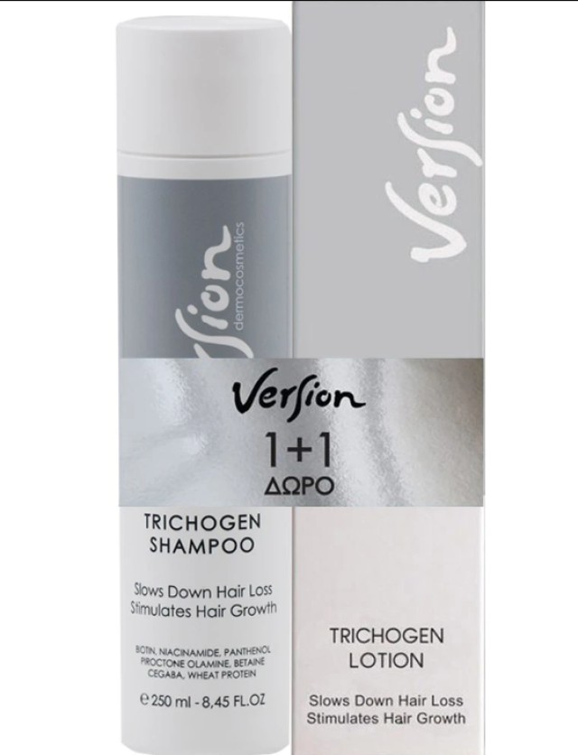 Version Trichogen Shampoo 250ml & Trichogen Lotion 75ml 1+1 Δώρο