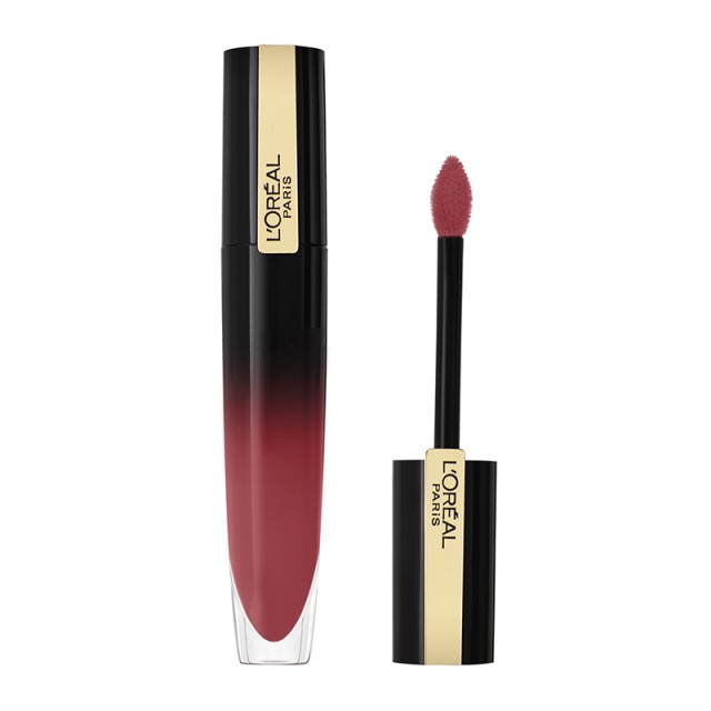 L'Oreal Paris Gloss Rouge Brilliant Signature 302 Be Outstanding Liquid Lip Gloss 6,7ml
