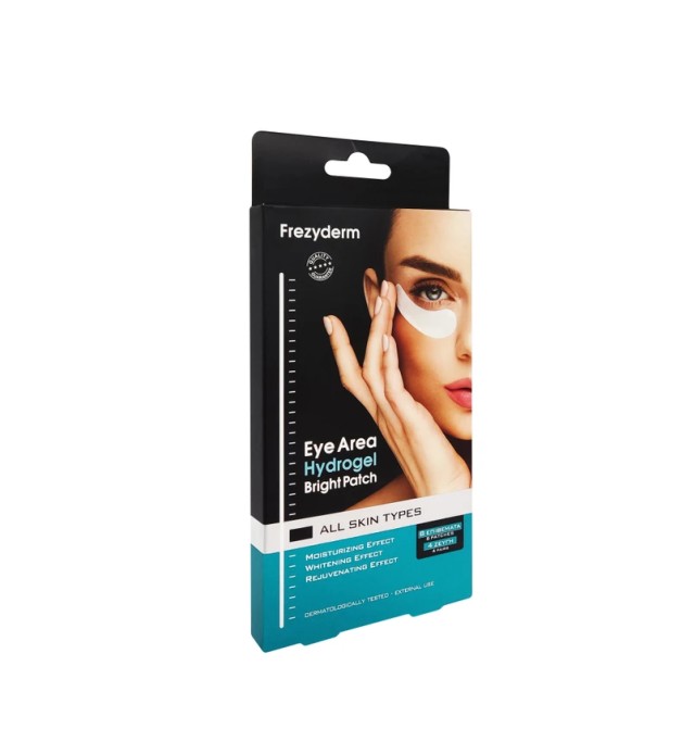 Frezyderm Eye Area Hydrogel Bright Patch Μάσκα/Επιθέματα Ματιών για τους Μαύρους Κύκλους 8τμχ