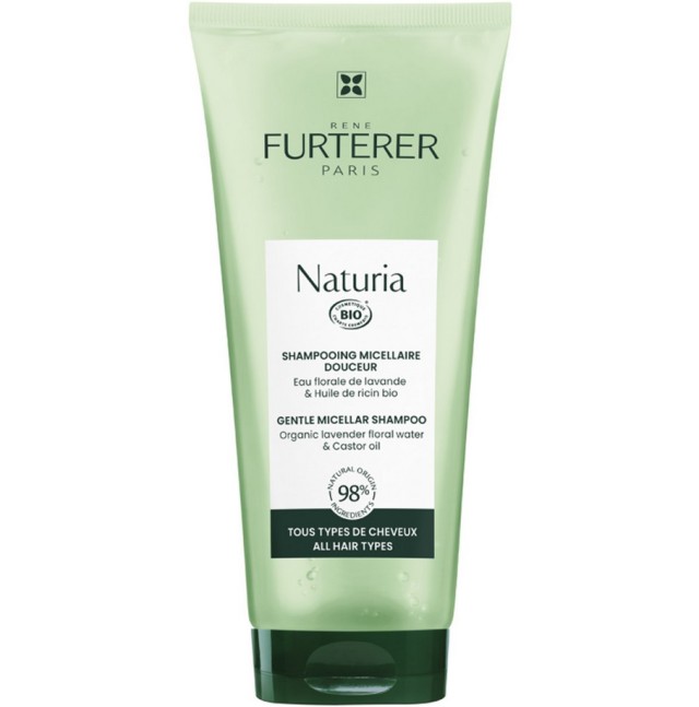 Rene Furterer Naturia Bio Gentle Micellar Shampoo Σαμπουάν Καθημερινής Χρήσης για Όλους τους Τύπους Μαλλιών 200ml