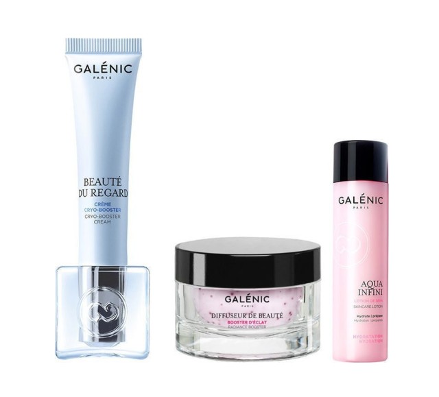 Galenic Set Beaute Du Regard Cryo-Booster Cream 15ml & ΔΩΡΟ Diffuseur de Beaute - Booster Λάμψης 15ml & Aqua Infini Λοσιόν Ενυδάτωσης 40ml