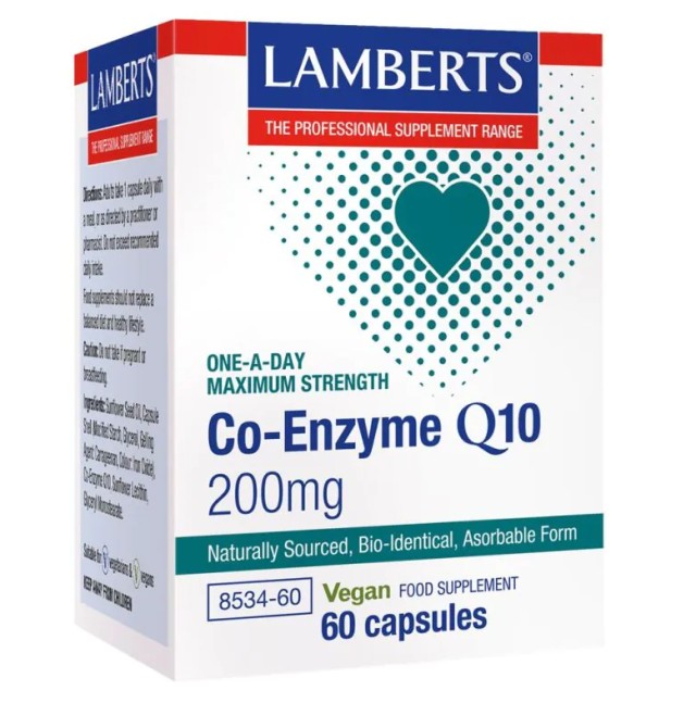 Lamberts Co-Enzyme Q10 200mg 60caps