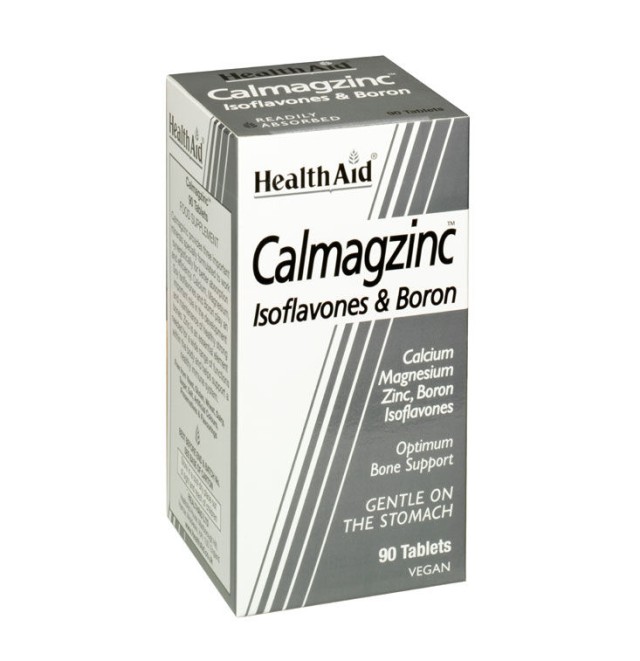 HEALTH AID CALMAGZINC™ (CAL, MAG, ZINC, BORON) VEGETARIAN TABLETS 90'S
