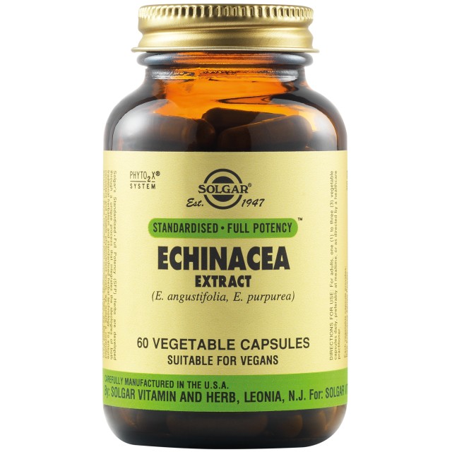 SOLGAR SFP ECHINACEA ROOT+LEAF EXTRACT 60VC
