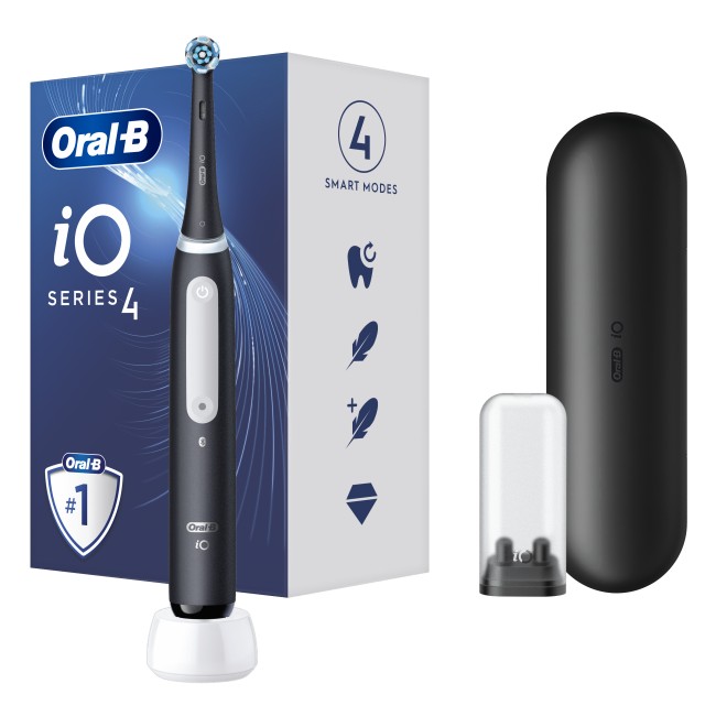 Oral-B iO Series 4 Magnetic Black Ηλεκτρική Οδοντόβουρτσα 1 τμχ