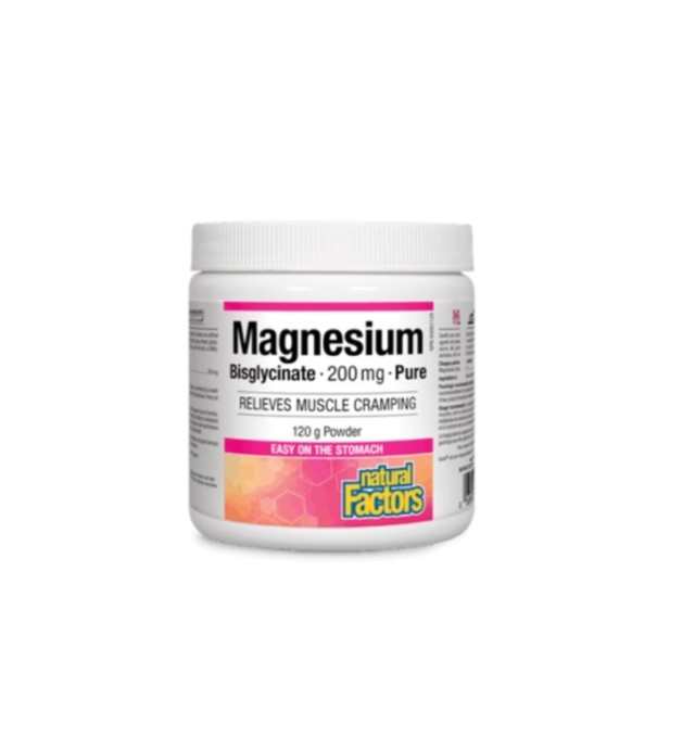 Natural Factors Magnesium Bisglycinate 200mg 120g Powder
