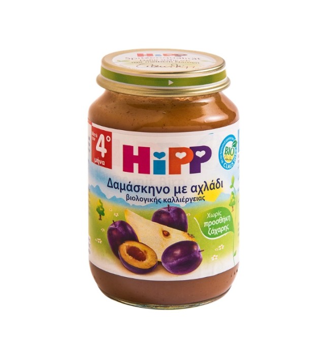 Hipp Βρεφική Φρουτόκρεμα Δαμάσκηνο με Αχλάδι 190g -20%