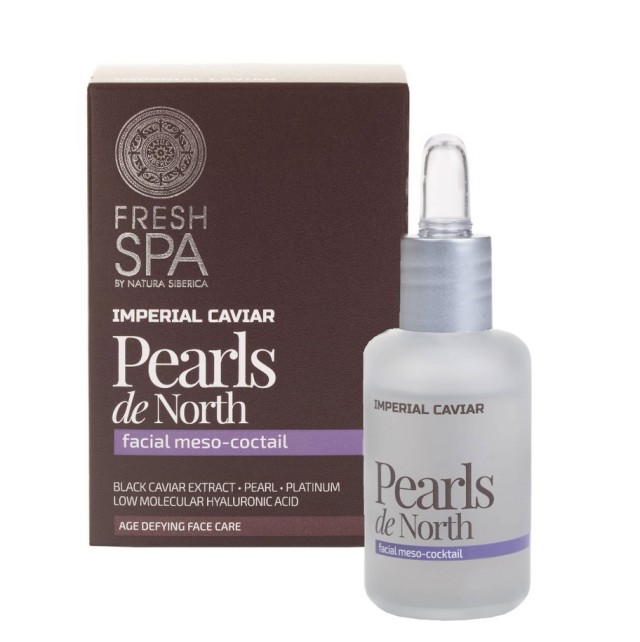 Natura Siberica Fresh Spa Imperial Facial Meso-Coctail Pear Serum Προσώπου με Χαβιάρι 30ml