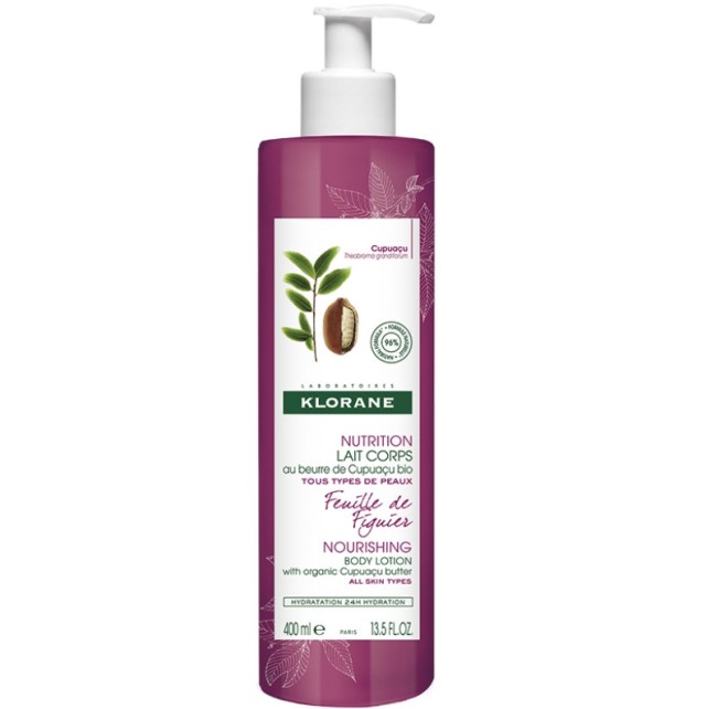 Klorane Nutrition Lait Corps Cupuacu Feuille De Figuier 400ml