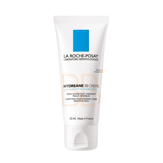 LA ROCHE POSAY HYDREANE BB CREAM MEDIUM spf 20 Ενυδατική κρεμα προσώπου με φυσική κάλυψη σκούρα απόχρωση 40ml