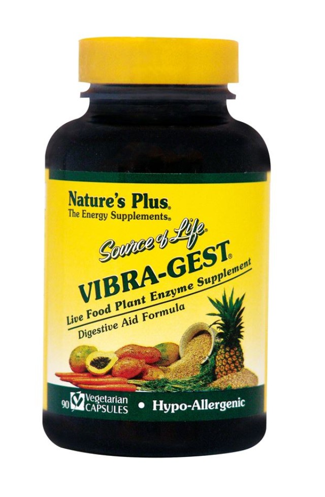 NATURE'S PLUS Source Of Life Vibra-Gest 90 Vegeterian Caps