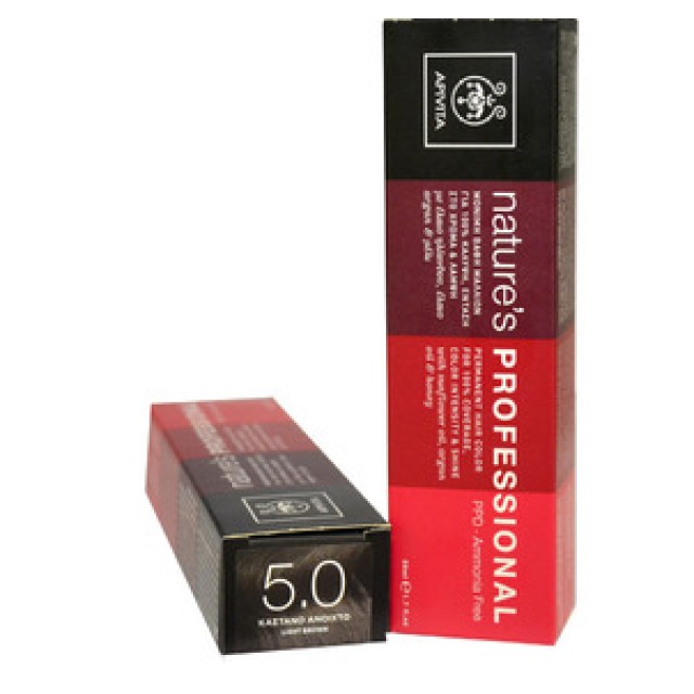 Apivita Nature's Professional 50ml No5.0 Καστανό Ανοιχτό