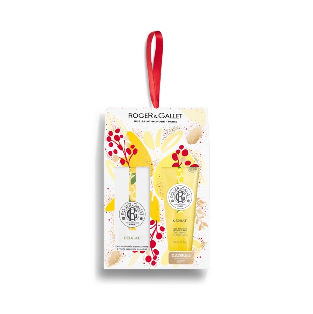 Roger&Gallet Set Cedrat Eau Parfumee Bienfaisante 30ml + Δώρο Cedrat Gels Douche Bienfaisant 50ml