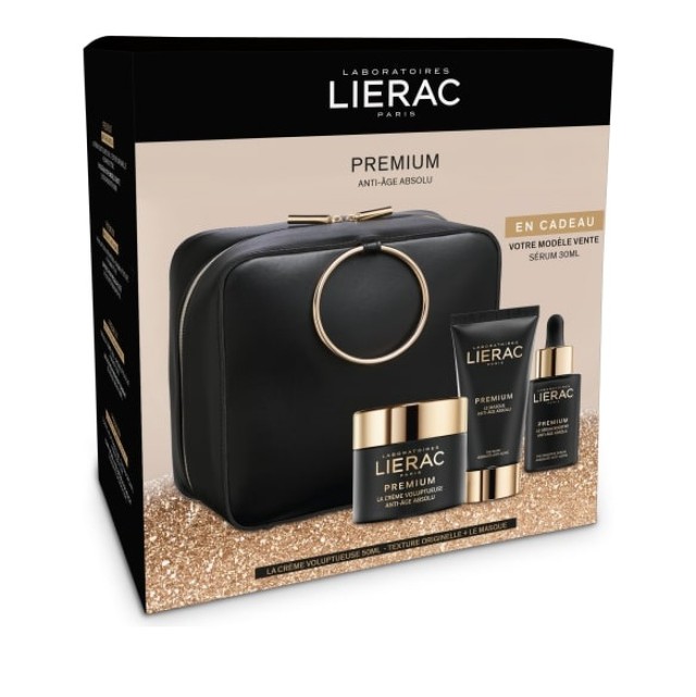 Lierac Premium Set La Creme Voluptueuse 50ml + Premium Le Masque 75ml + Δώρο Premium le Serum Booster 30ml & Τσαντάκι 1τμχ