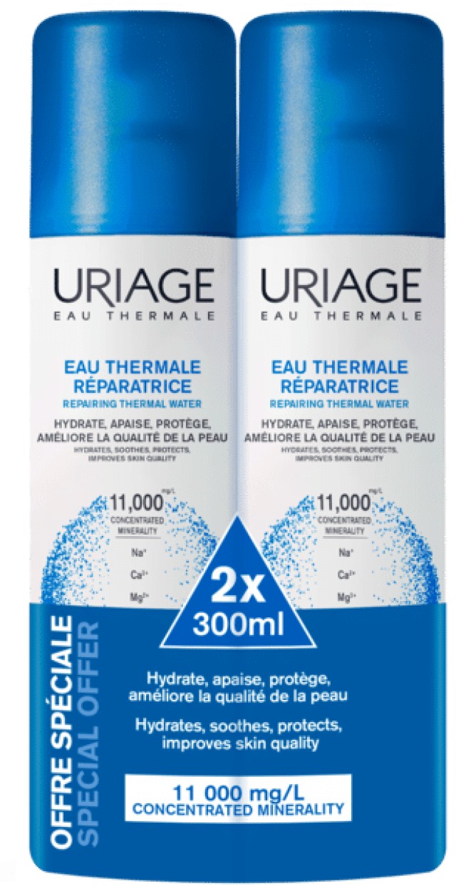 Uriage Eau Thermale Spring Water 2 x 300ml