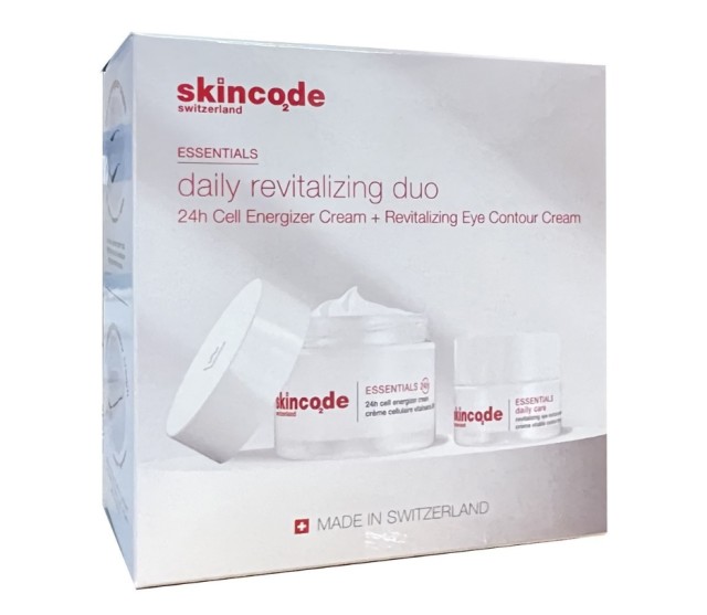 Skincode Essentials Set 24h Cell Energizer Cream 50ml & Revitalizing Eye Contour Cream 15ml
