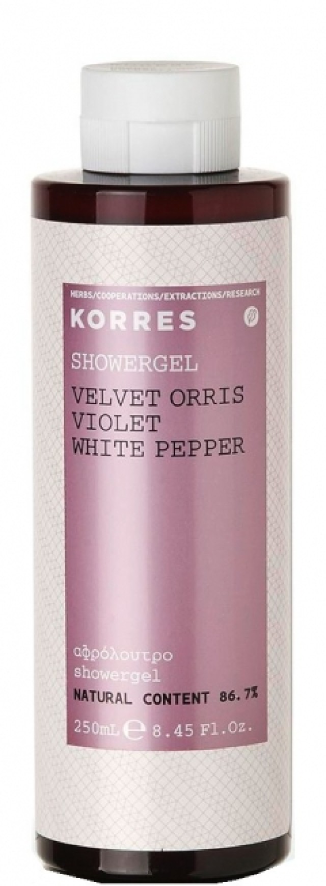 KORRES Velvet Orris Αφρόλουτρο 250ml