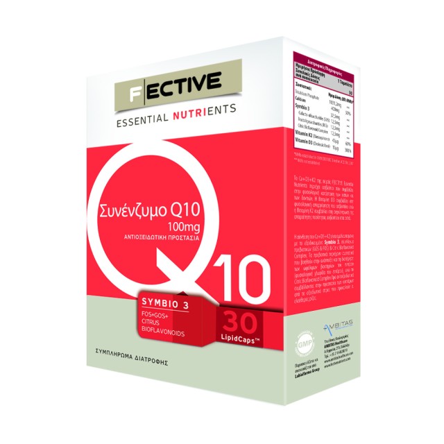 Fective Essential Nutrients Coenzyme Q10 100mg 30 Lipicaps