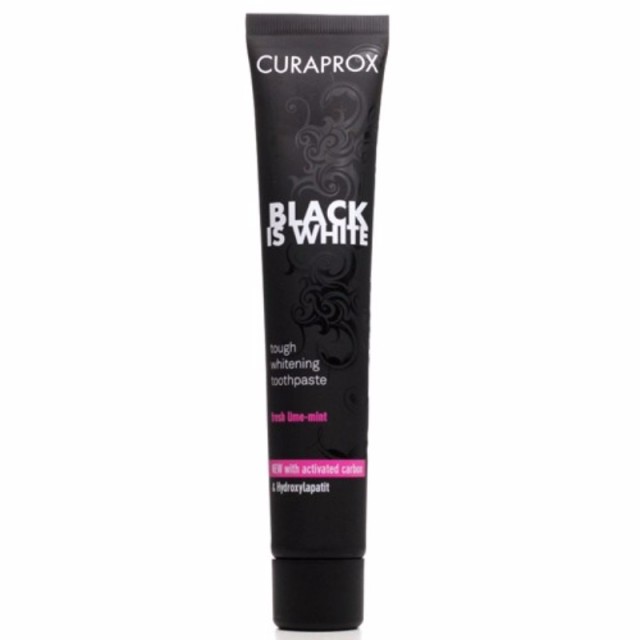 CURAPROX Black is White Λευκαντική Οδοντόκρεμα 90ml