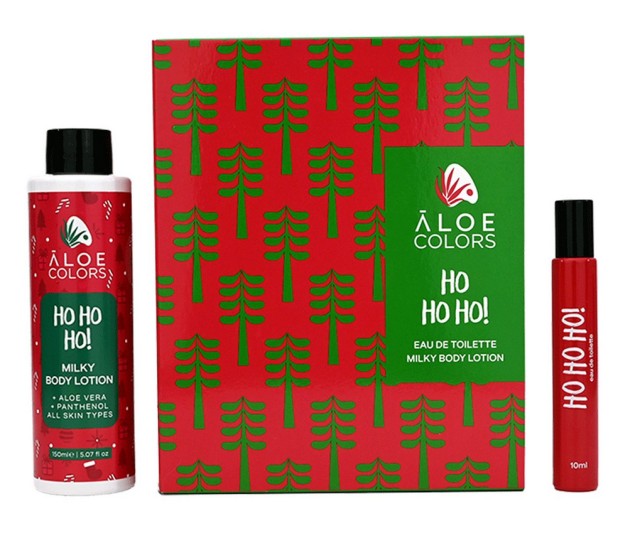 Aloe+ Colors Set Ho Ho Ho Milky Body Lotion Κρέμα Σώματος 150ml + Ho Ho Ho Eau De Toilette Άρωμα 10ml