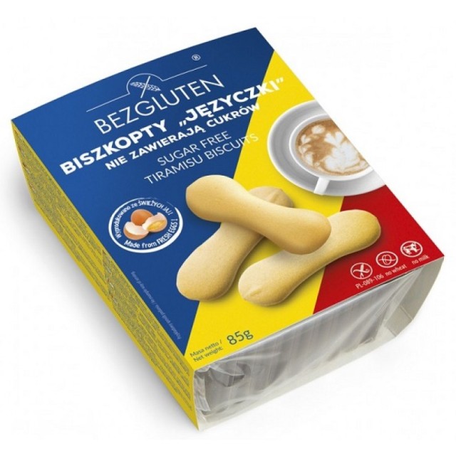 Bezgluten Biscuits Tiramisu 85gr