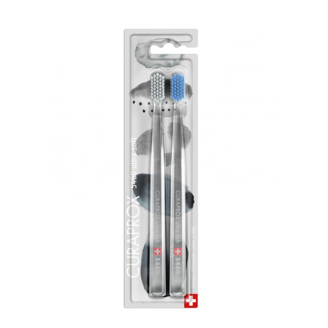 Curaprox CS 5460 Ultra Soft Duo the Transparent Edition Οδοντόβουρτσα 2τμχ