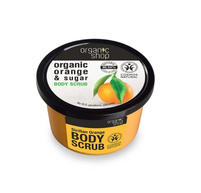 Organic Shop Body Scrub Sicilian Orange Απολεπιστικό Σώματος 250ml