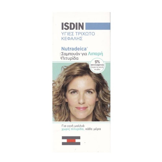 Isdin Nutradeica Oily Dandruff Shampoo Σαμπουάν Κατά της Λιπαρής Πιτυρίδας 200ml