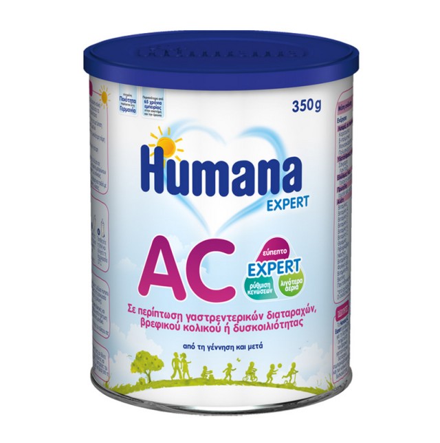 Humana AC Expert 350g -Γάλα για κολικούς & δυσκοιλιότητα
