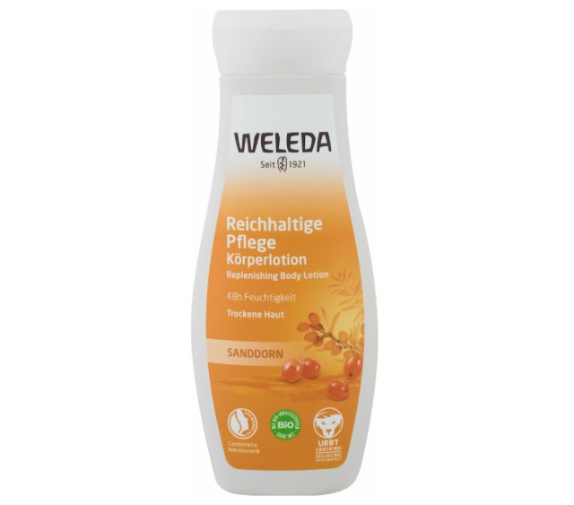 Weleda Replenishing Body Lotion Ενυδατικό Γαλάκτωμα Σώματος με Ιπποφαές 200ml