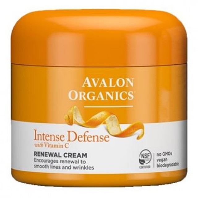 Avalon Organics Intense Defence With Vitamin C Renewal Cream 57gr