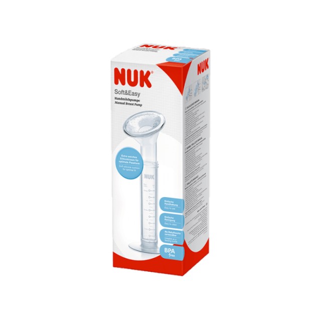 Nuk Χειροκίνητο Θήλαστρο Στήθους Σύριγγα Soft & Easy 1τμχ