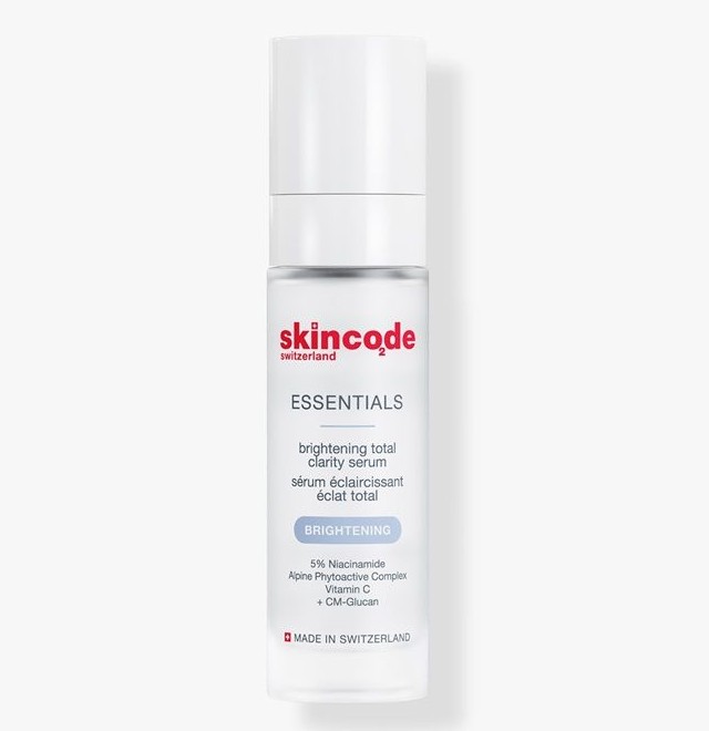 SKINCODE ESSENTIALS ALPINE WHITE BRIGHTENING TOTAL CLARITY SERUM 30ML