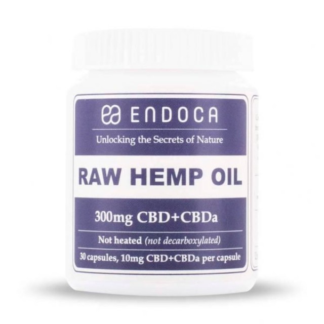 Endoca Raw Hemp oil Capsules 3% CBD 30pieces