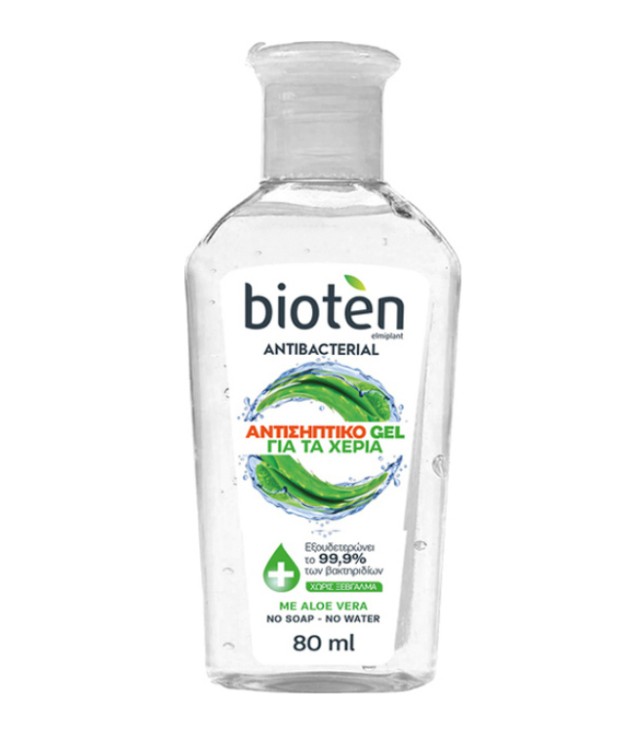 Bioten Antibacterial Αντισηπτικό Gel για τα Χέρια με Aloe Vera 80ml