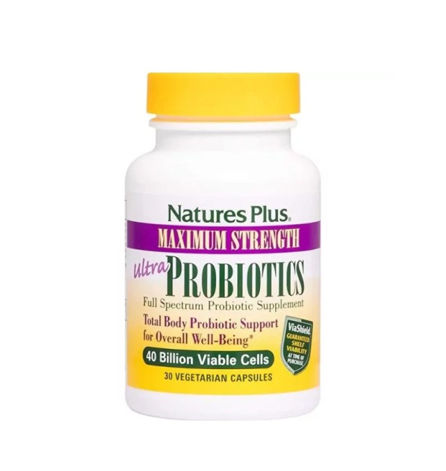 Nature's Plus Ultra Probiotics Maximum Strength 30 Vcaps
