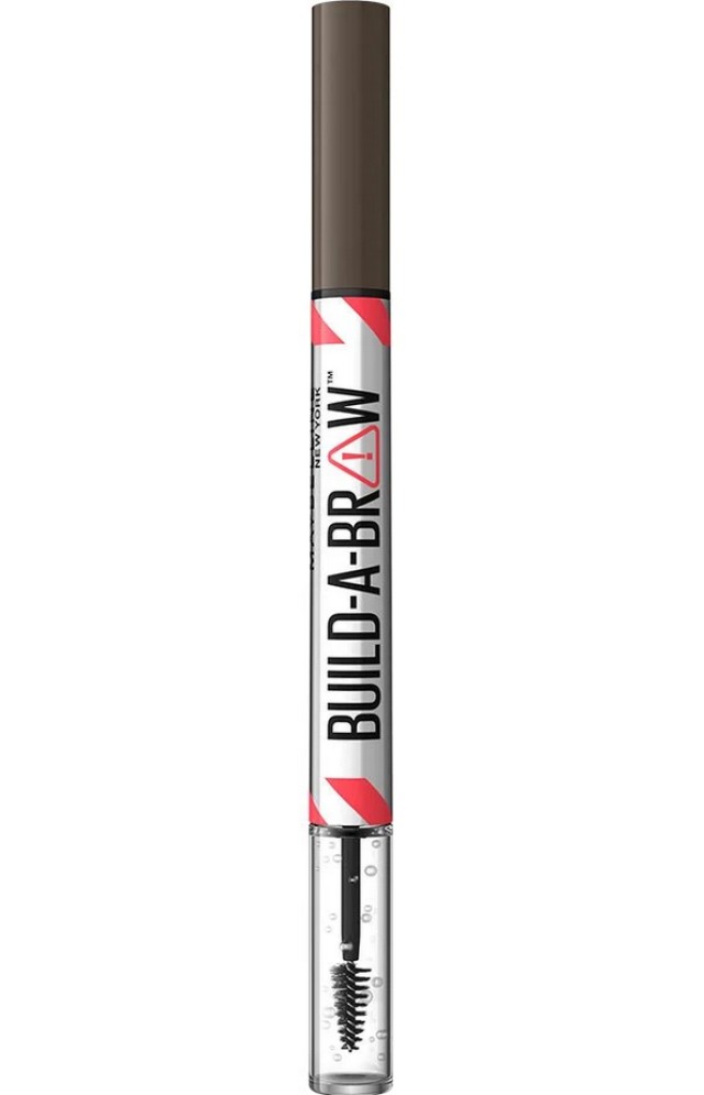 Maybelline Build-A-Brow 2 σε 1 Στυλό Φρυδιών & τζελ 262 Black Brown