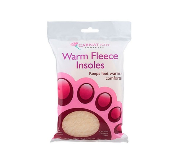 Vican Carnation Warm Fleece Insoles Χειμωνιάτικοι Πάτοι 1 ζεύγος