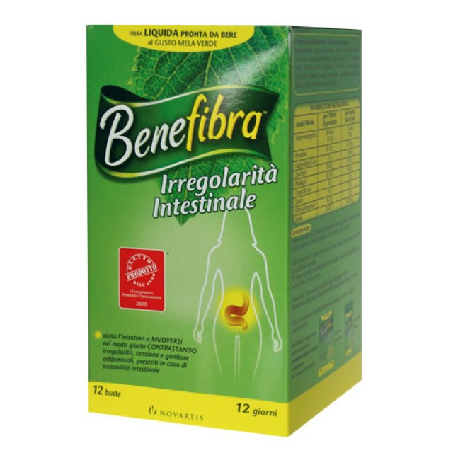 NOVARTIS BENEFIBRA  Φυτικές ίνες σε υγρή μορφή Liquid x 12 sachets (60ml)