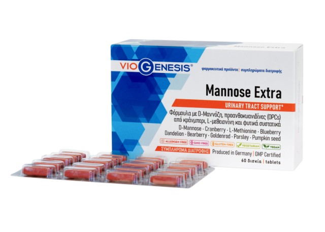 Viogenesis Mannose Extra 60tabs