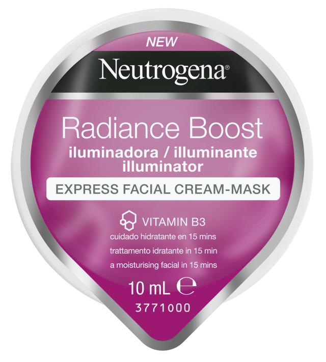 Neutrogena Radiance Boost The illuminator Μάσκα Προσώπου Express σε Μορφή Κρέμας 10ml